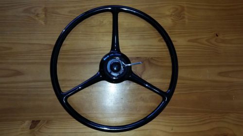 Chris craft. gar wood. wood boat 17 inch steering wheel.