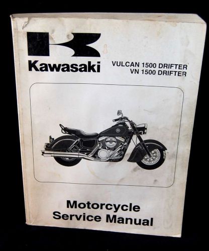 1999 kawasaki vulcan 1500 drifter  motorcycle  service manual oem #99924-1246-01