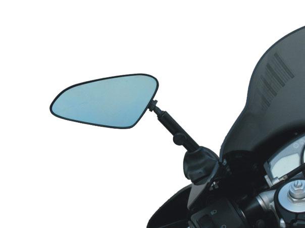 Targa adjustable sportbike mirror blue honda cbr600f2 1991-1998