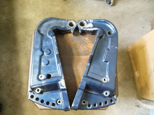 Omc evinrude johnson engine clamp brackets set from 1990 60hp, fits many others
