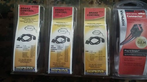 4 hopkins towing solutions plug-in simple brake control connector #47715 - ford