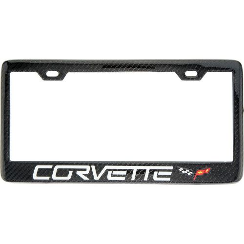 Handmade carbon fiber c7 c6 z06 z07 corvette license plate frame c5 z51 stingray