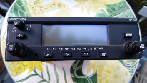 Aircraft radio bendix king klx135a gps comm