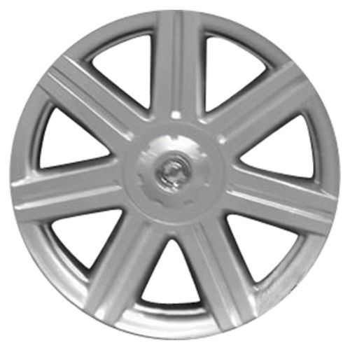 Oem reman 19x9 alloy wheel rear bright sparkle silver full face painted-2230