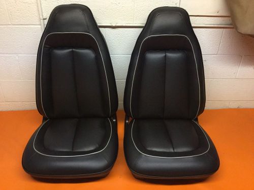 1970 plymouth roadrunner superbird front bucket seat covers black silver gtx
