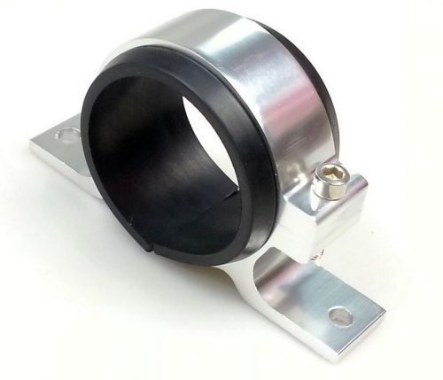 Bosch 044 fuel pump bracket anodised single billet aluminium filter clamp cradle