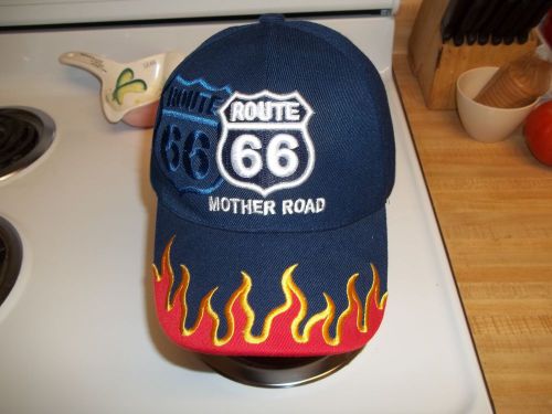 Neat route 66 &#039;the mother road&#039; ballcap one size preowned vgc no reserve  chevy