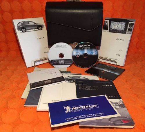 2008 lexus rx350 rx 350 owners manual user set 08 ◻+ navigation system book◻