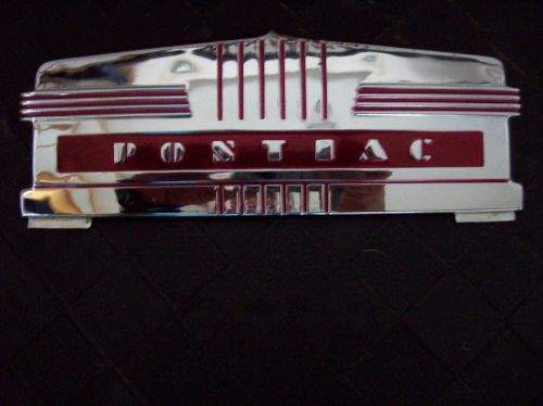Vintage original pontiac radio delete emblem 1941