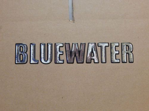 New key west boats domed &#034;bluewater&#034; decal (single) boat/marine