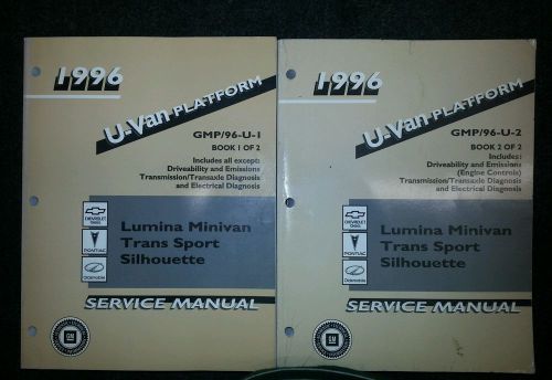 1996 chev lumina minivan, pontiac trans sport, olds silhouette factory manuals