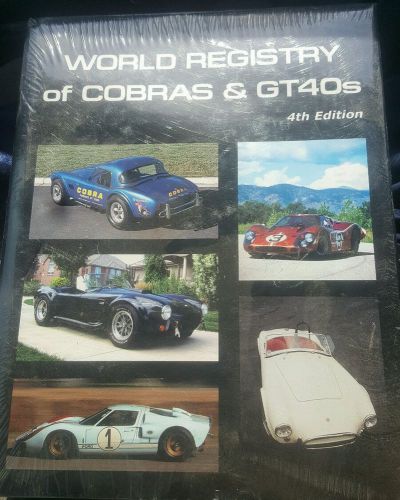 Saac world registry vol 1 4th edition: cobras &amp; gt-40s
