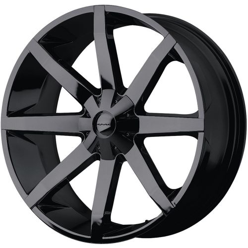 Km65122954338 22x9.5 5x4.5 (5x114.3) 5x5 (5x127) wheels rims black +38 offset