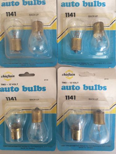 (4) packs of 2 # 1141 cheiftain bulbs two- 12 volts directional signal stop tail