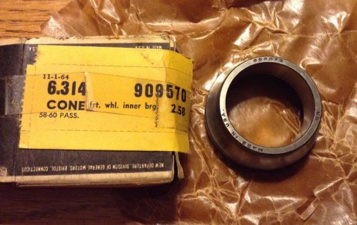 Genuine delco 909570 passenger / driver side front wheel outer bearing cone