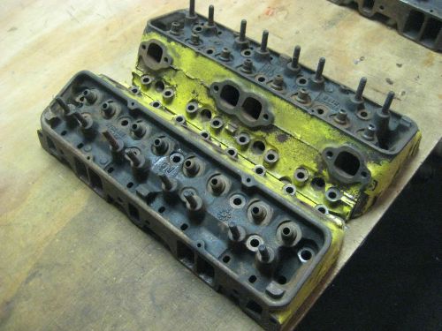 1965 chevy 327 heads chevrolet gen 1 &#034;fuelie&#034; double hump cylinder heads 3782461