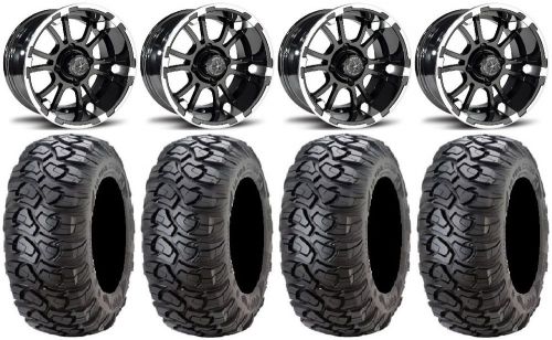 Fairway alloys sixer golf wheels 12&#034; 23x10-12 ultracross tires yamaha