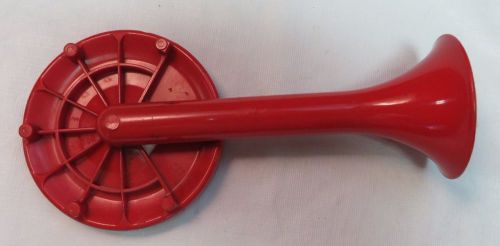 70-73 porsche 911 red bosch high-tone banjo horn - for parts or restoration