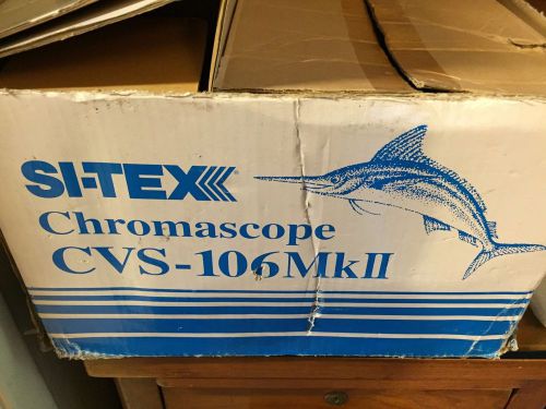 Si-tex chromascope 106 mkii fish finder 200khz