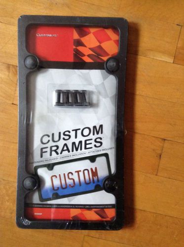Custom license plate frame / holder custom - xt  fasteners included model 92502f