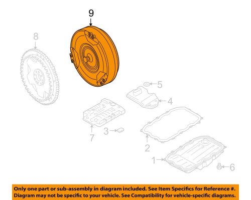 Porsche oem 08-10 cayenne-torque converter 95531600103