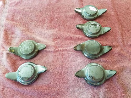 Vintage racing knock off hubs lot of 6 mustang ? cobra? ford? used