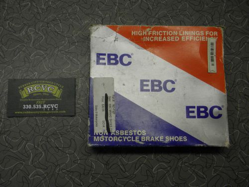 Brake shoes ebc 711 non-asbestos honda s1 s2 1972-75 kawasaki kz440 1980-81