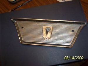 Nice 1957-58 ford hardtop rear seat top center  chrome moulding