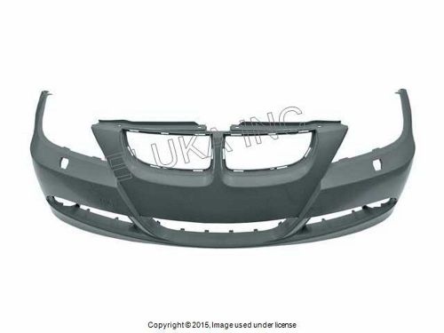 Bmw genuine body trim bumper cover (primered) front e90 e91 51117170052