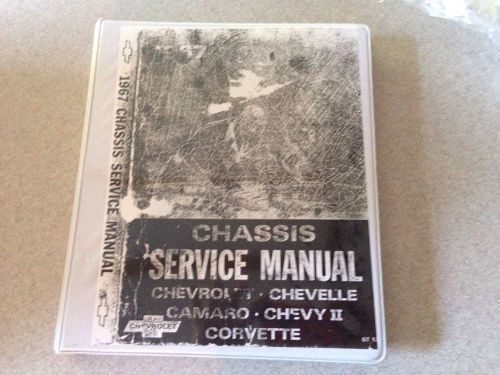 Chevy 1967 service manual binder