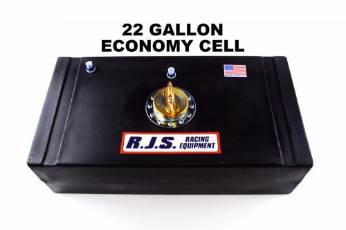 Rjs racing 22 gallon long economy fuel cell circle track imsa scca black 3012101