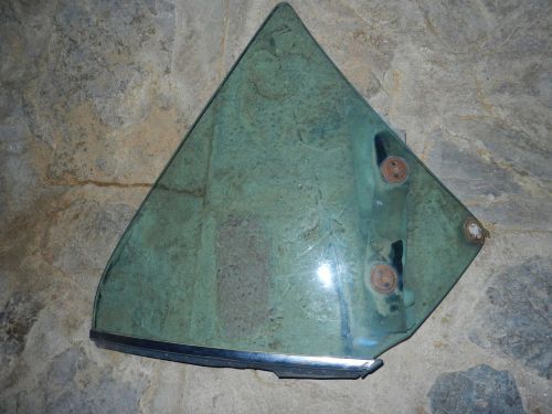Vintage cadillac rear driver/left green/tinted glass window-1960&#039;s dot 15 m74
