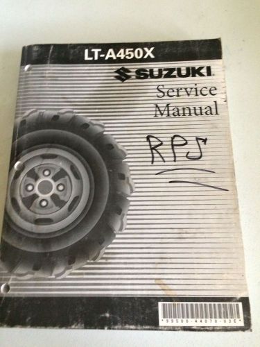 2007, suzuki, lt-a450x, oem service manual, 99500-44070-03e