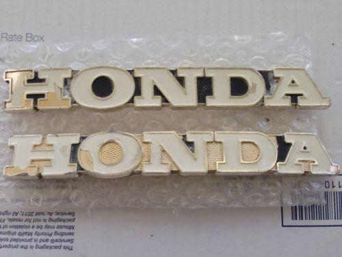 Honda cb750 k1 fuel gas tank emblems 1971 cb750 k oem honda badges set