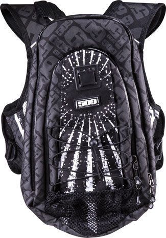 Adult medium 509 tek vest backcountry snowmobile chest protector / backpack kit