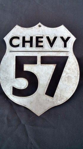 57 Chevy Interstate Metal Sign, US $20.00, image 1