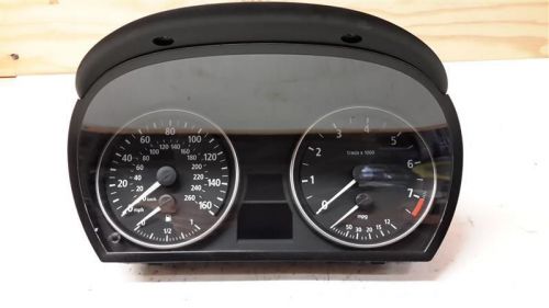 Speedometer cluster sedan mph w/adaptive cruise fits 06 bmw 323i 146650