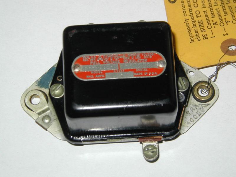 Nos autolite voltage regulator, studebaker car-truck 1938-40 vrr-4002b/194842