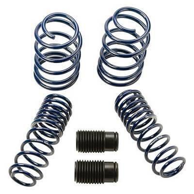 Ford racing lowering springs front and rear blue ford mustang gt set of 4
