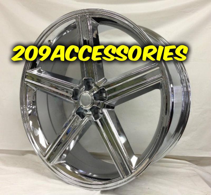 22 inch iroc rims wheels & tires 5x127 94 95 96 impala ss suburban tahoe 5x5
