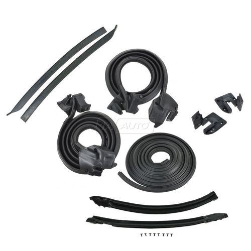 9pc weatherstrip seal kit set for 69-72 gto lemans tempest convertible