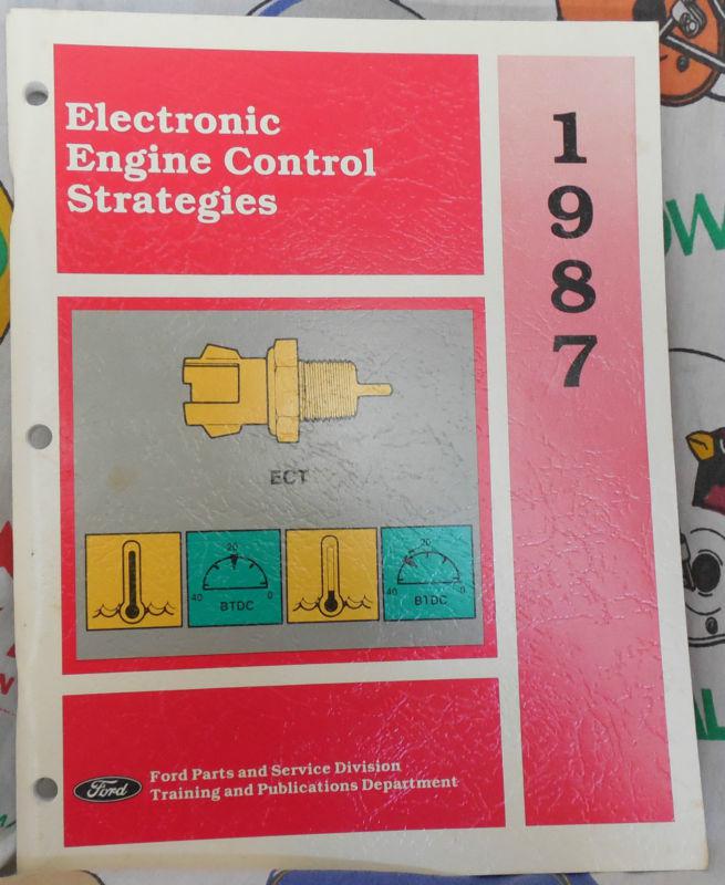 Ford,1987,electronic,engine,control,specialized,strategies,,system,manual