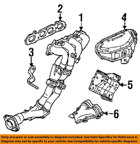Honda oem 18115-pcx-014 exhaust manifold gaskets/exhaust manifold gasket