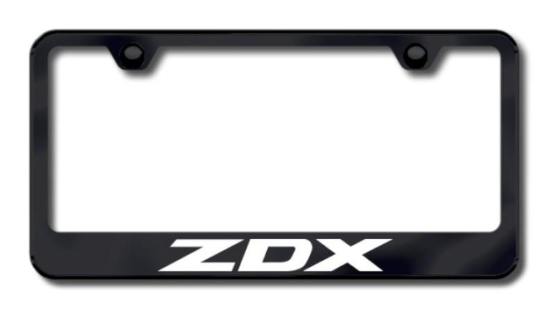 Acura zdx laser etched license plate frame-chrome made in usa genuine