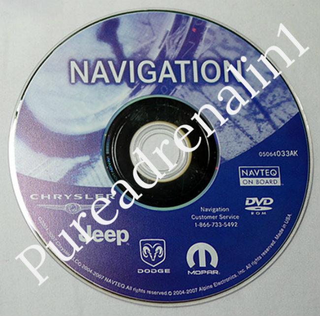 2007 2008 jeep compass sport suv 4wd limited navigation map disc cd dvd 033ak