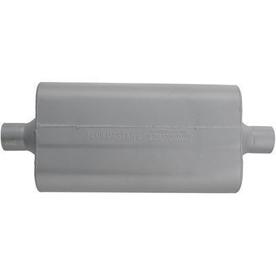 Flowmaster muffler delta flow 50 series 2 1/4" inlet/2 1/4" outlet steel ea