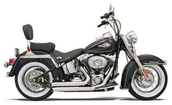 Bassani firesweep exhaust full system for harley flst fxst 86-10