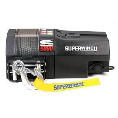 Superwinch s series winch 1450200 5000 lbs 1/4"x50' line roller fairlead