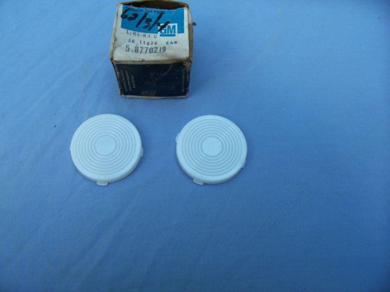 Nos 1969-1974 nova+pontiac ventura+oldsmobile dome lamp lenses 1 pair