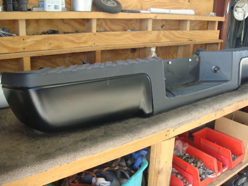 Ford f250-350 painted matte black rear bumper 08-12